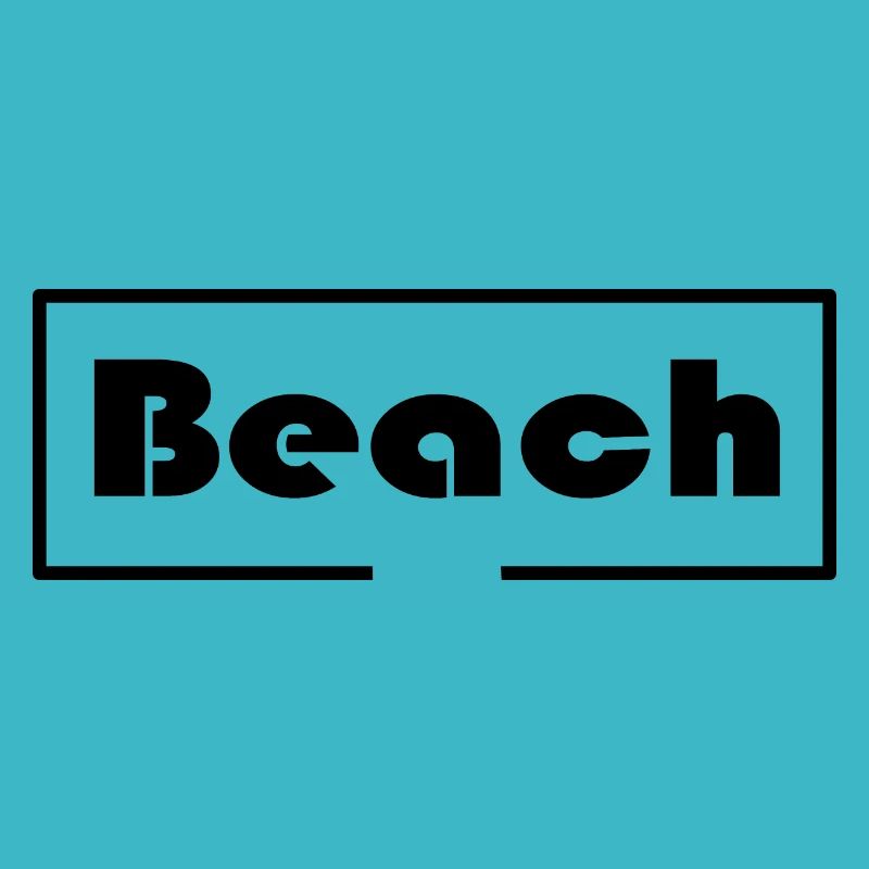 Beach mit Rahmen