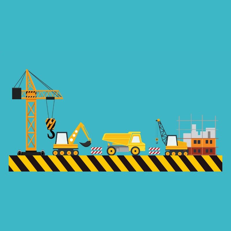 Construction work toy child