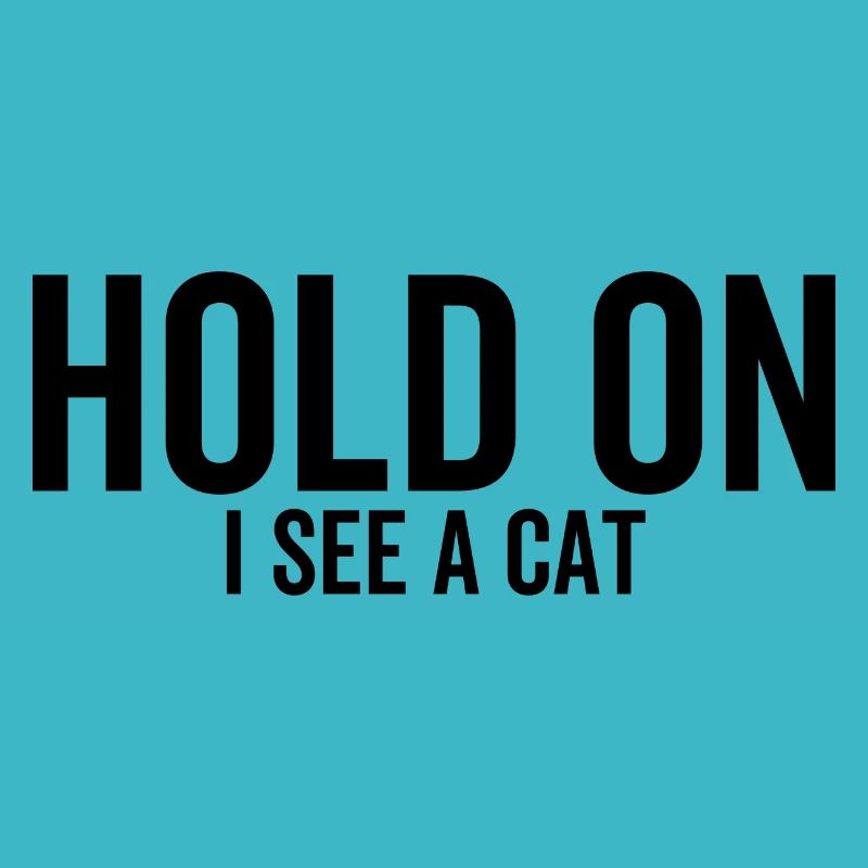 Warte Ich sehe eine Katze