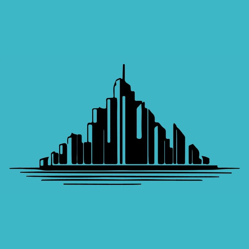 Stadt Illustration Geschenkidee