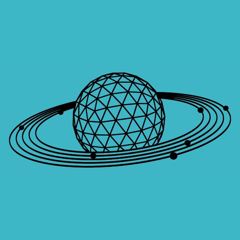 Saturn Planeten Geometrie
