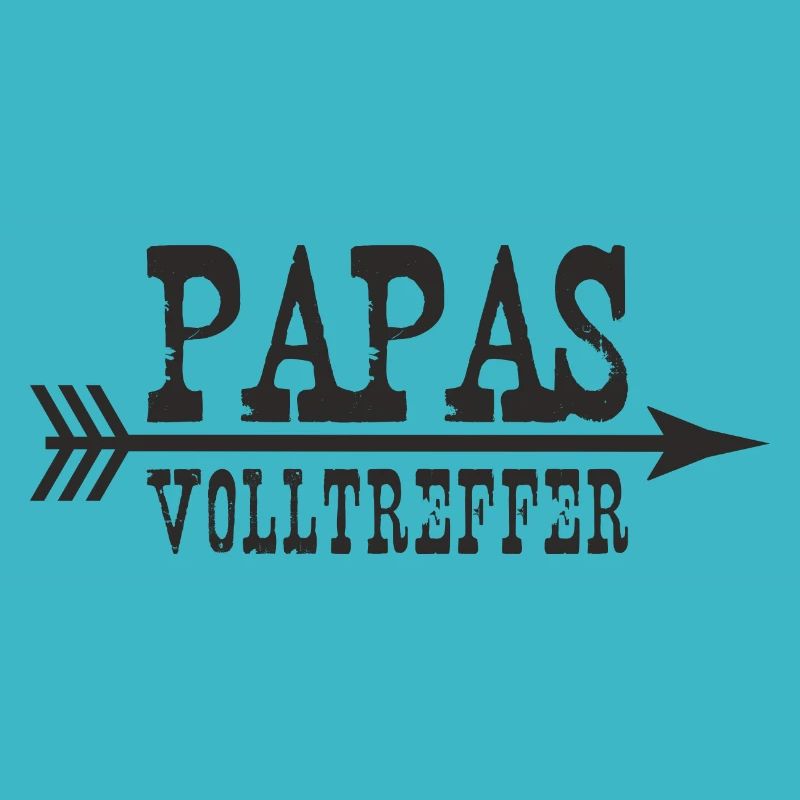Papa Volltreffer Baby Kind Kinder Geschenkidee