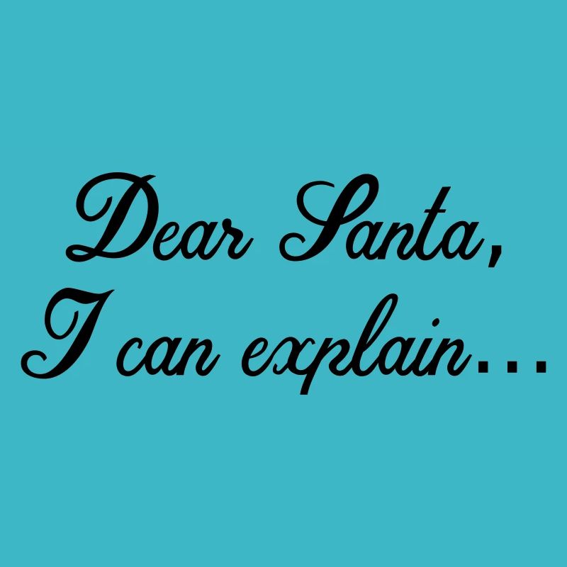 Dear Santa i can explain Idée de cadeau de Noël