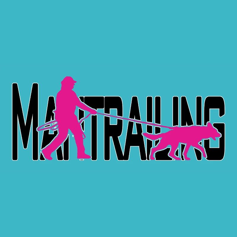 Mantrailing Pink/Schwarz