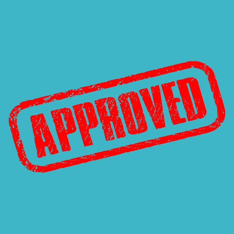 approved approuvé tampon
