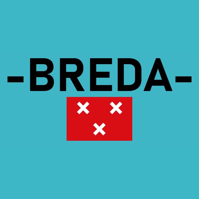 BREDA, texte avec drapeau