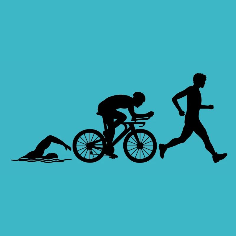 Compétition sportive de triathlon