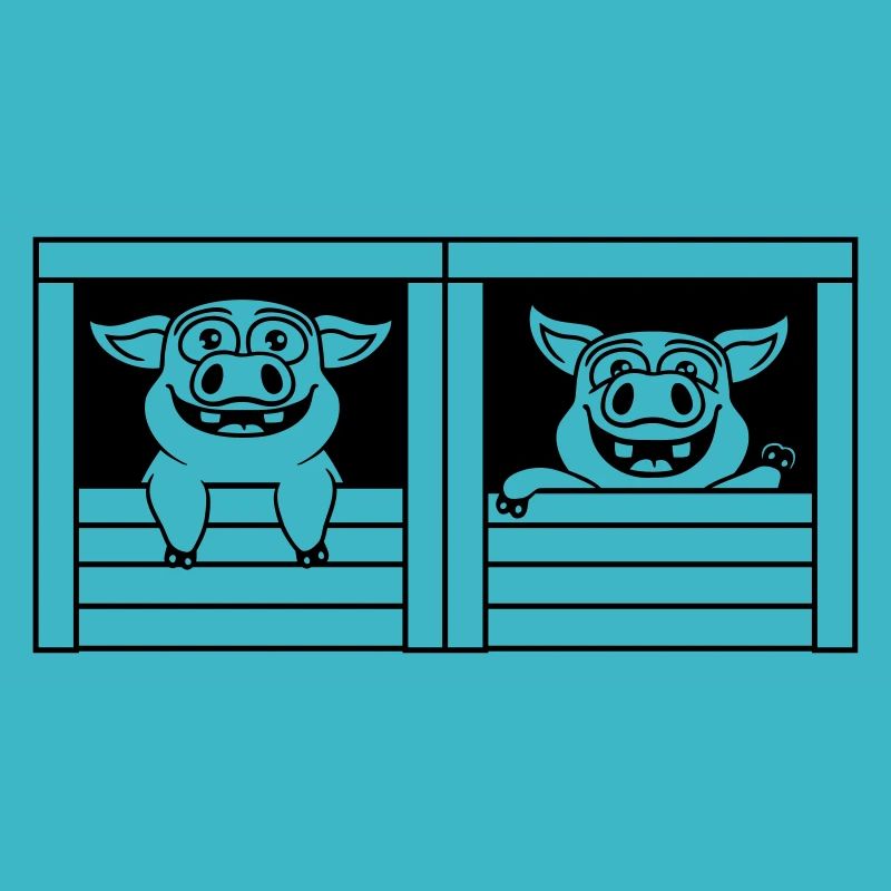 Team 2 stable pigs