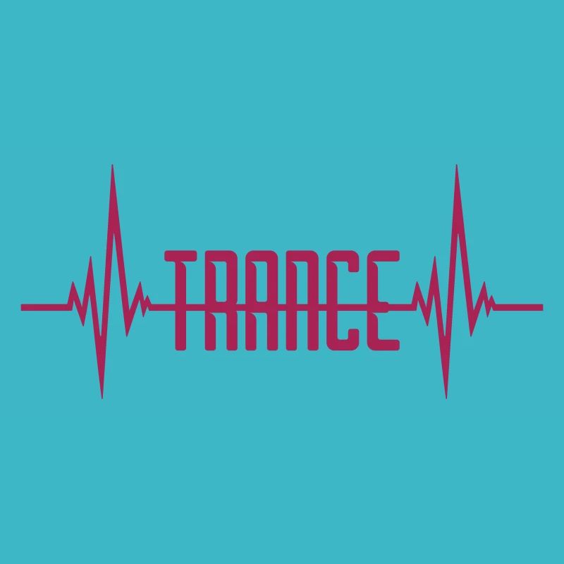 Trance Pulse Heartbeat Logo