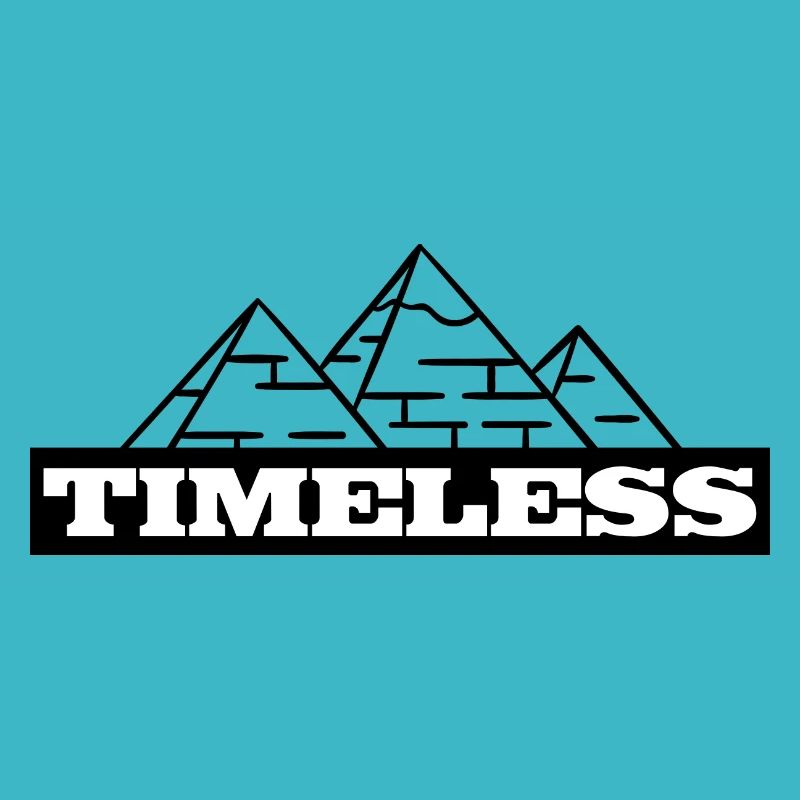 TIMELESS: zeitloses Pyramiden Design in schwarz.