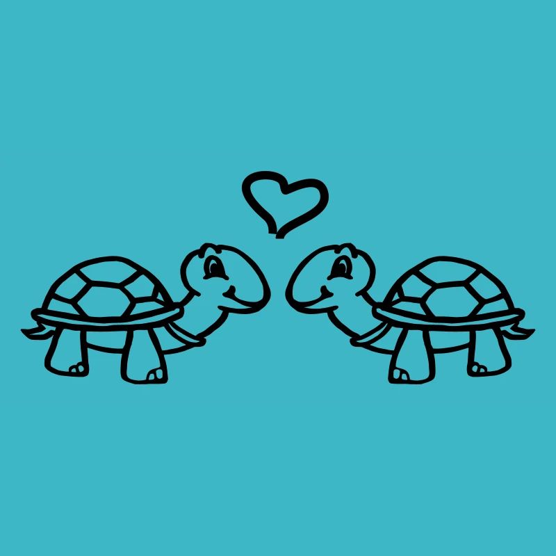 Turtles with heart