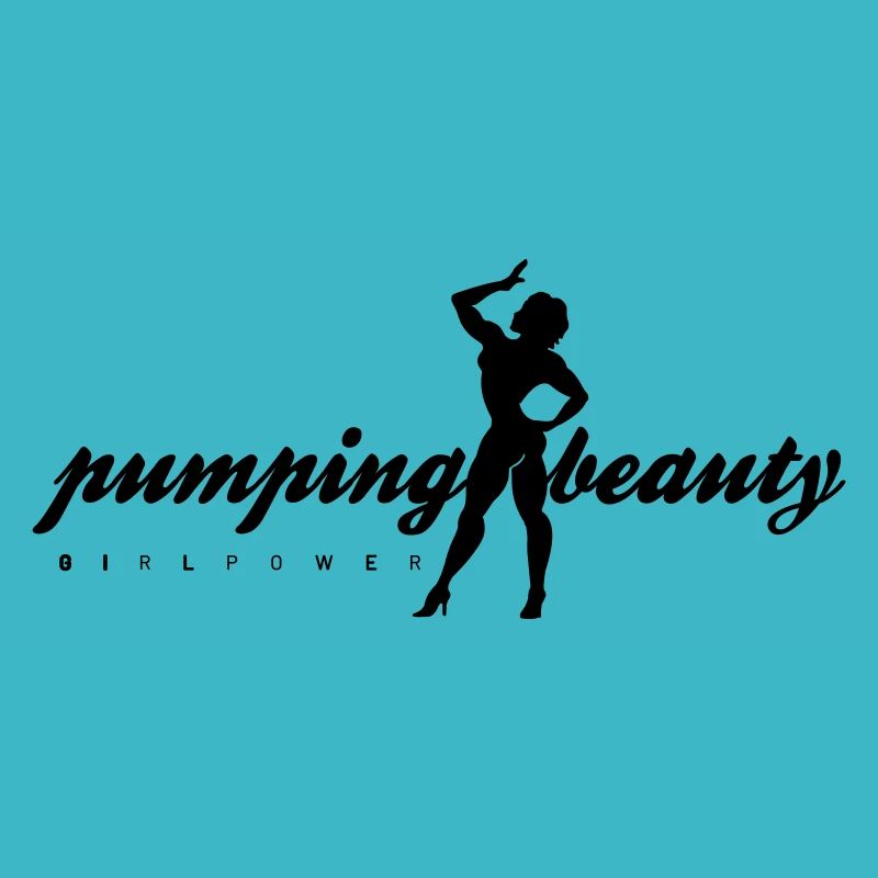 pumping beauty schriftzug