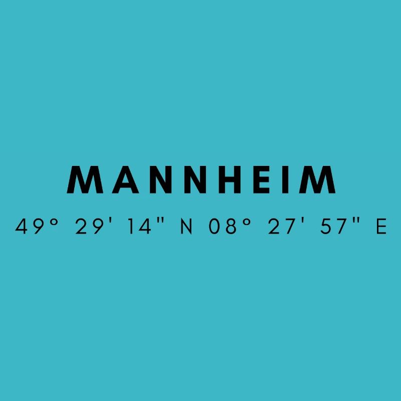 Coordonnées Mannheim