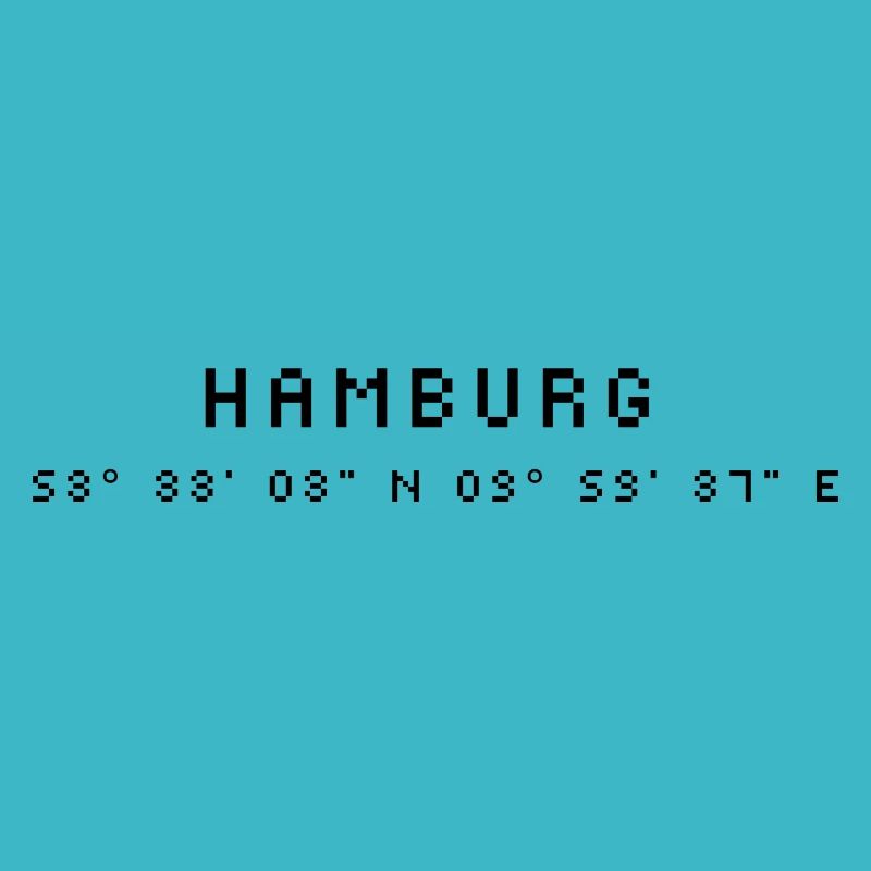 les coordonnées de Hambourg