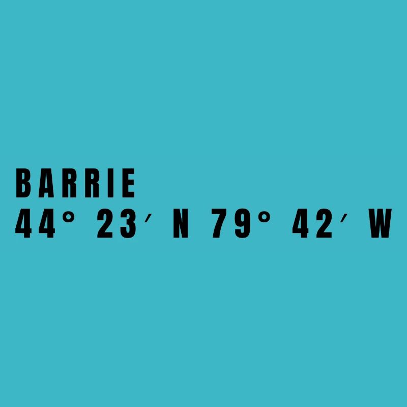Barrie, Canada Coordonnées