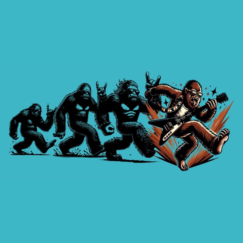 Bigfoot guitariste Evolution Walk