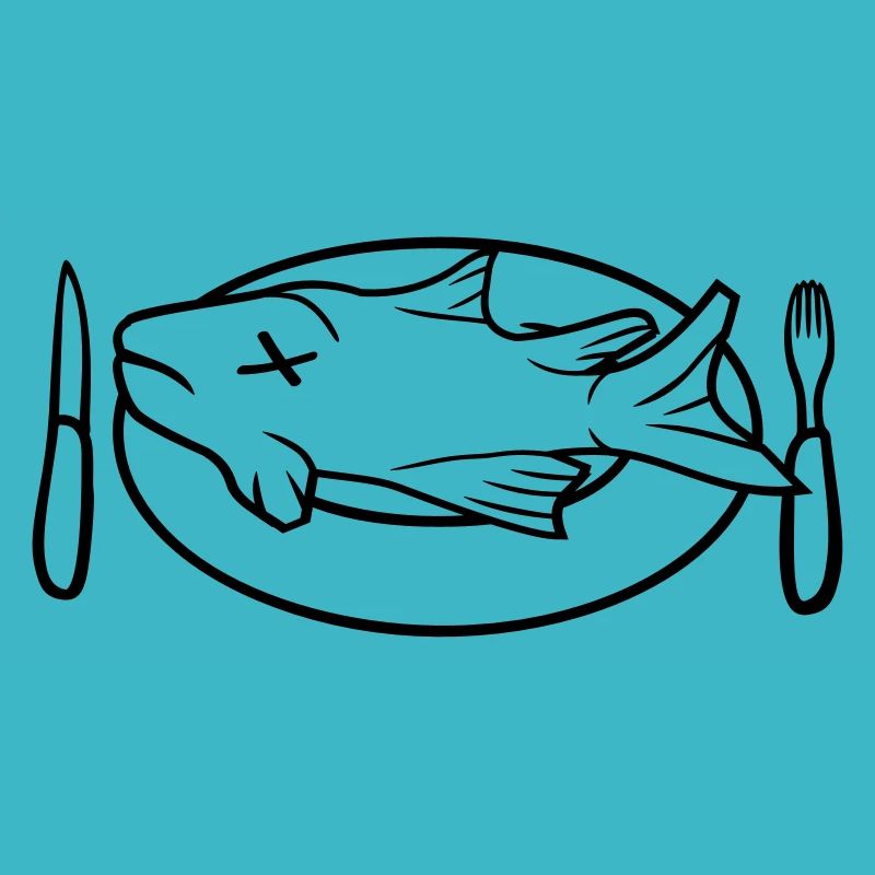couteau à fourchette à assiette fraîche
