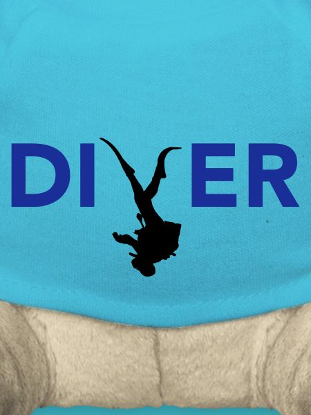 DIVER blue water
