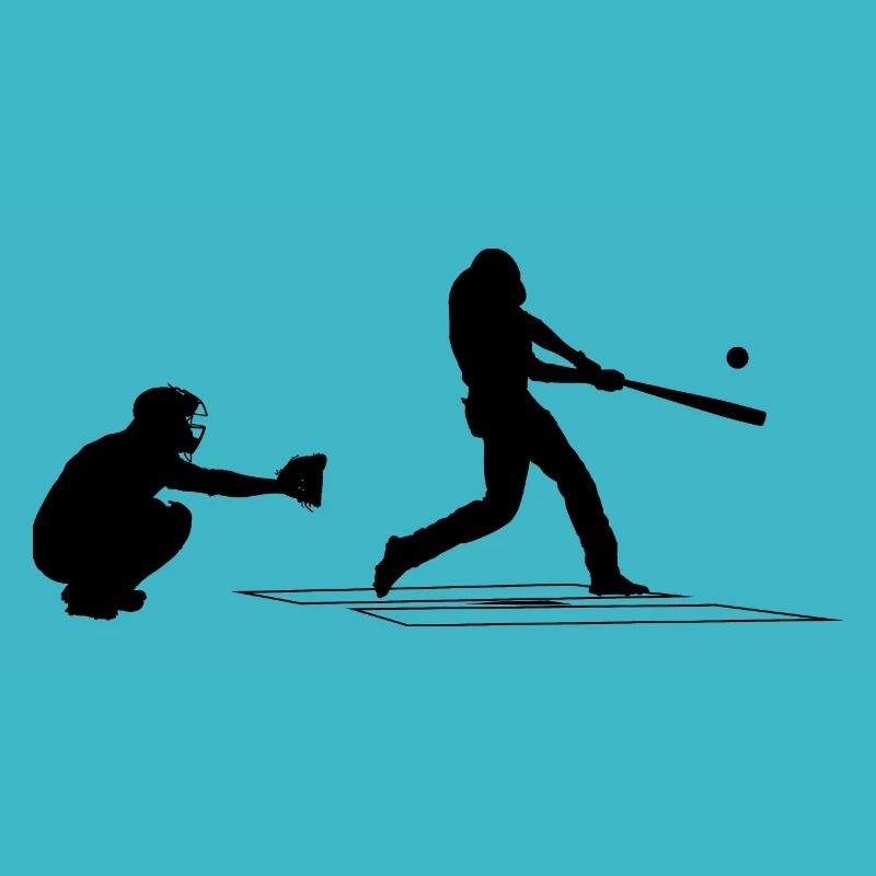 Baseball catcher, batter and umpire baseball game