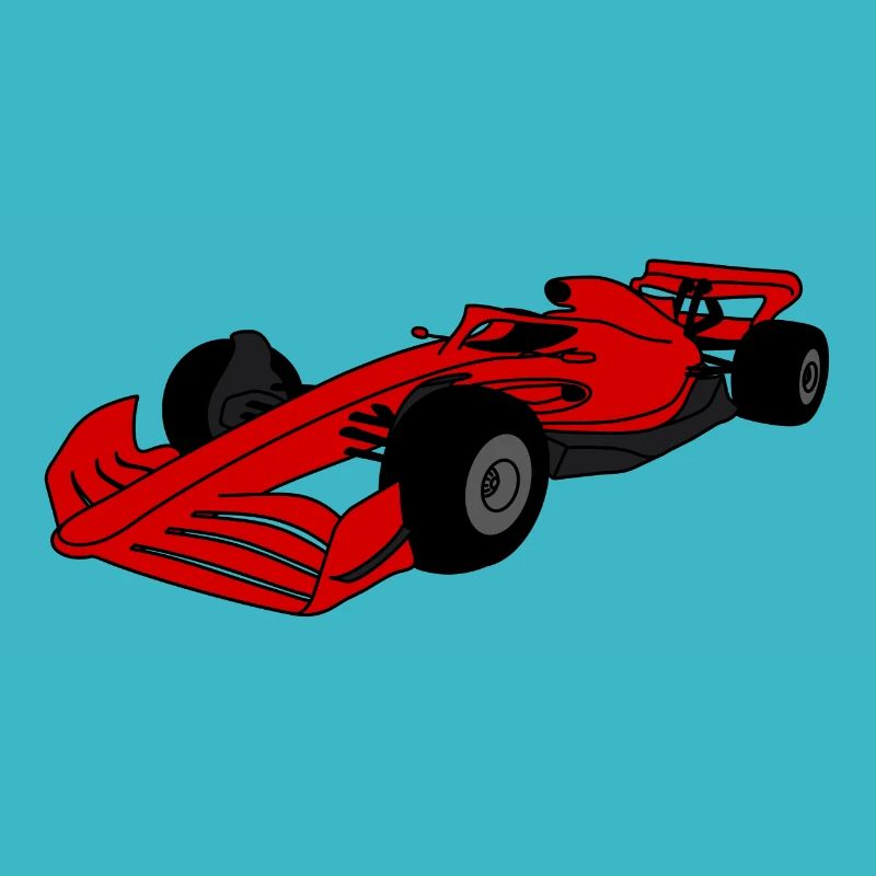 Formula Car Red