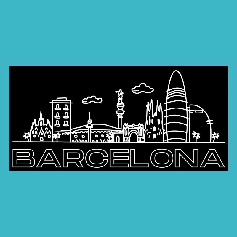 Barcelona - mit Skyline