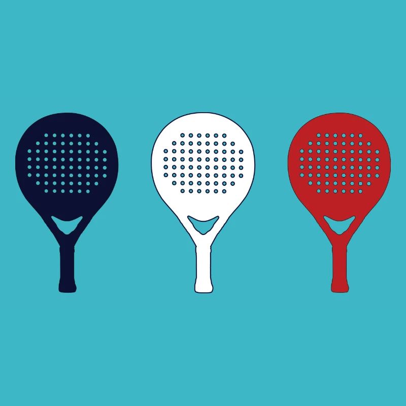 PADEL Blue White Red
