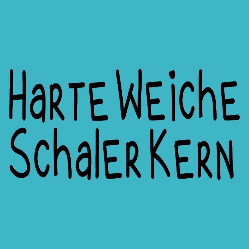 Harte Weiche Schaler Kern