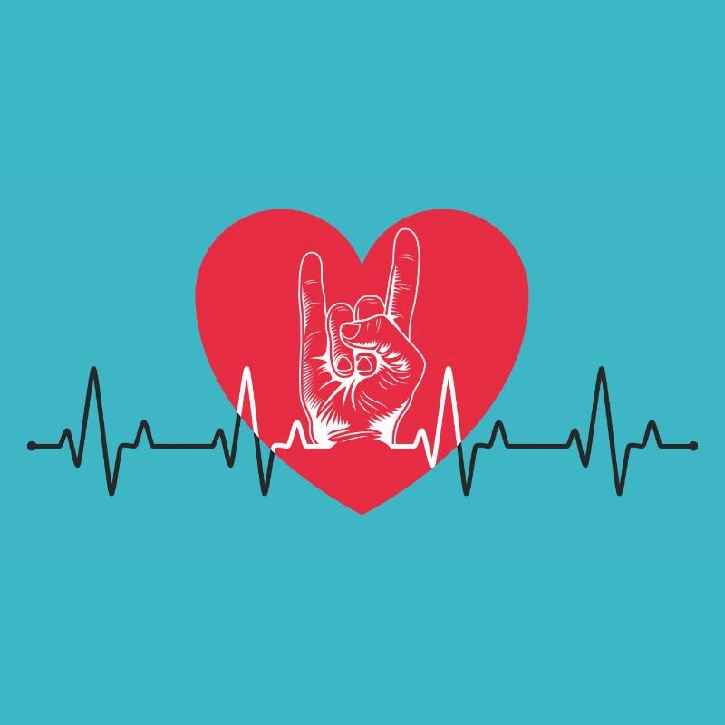 Heavy Metal ECG Metal Fork