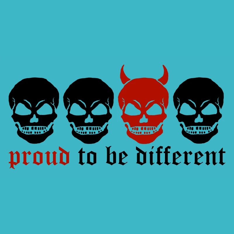 DIFFERENT SKULL - 2C