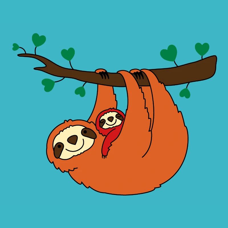 Faultier Liebe