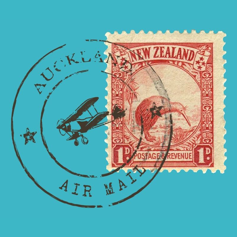 Kiwi Briefmarke