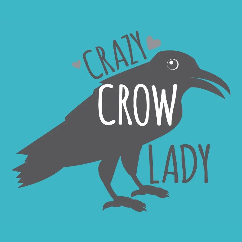 Crazy crow lady