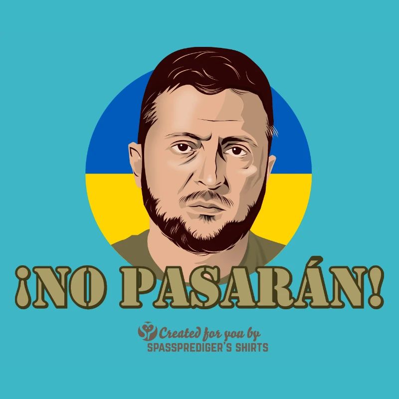 ¡No Pasarán! Conception de t-shirt Zelenskyi
