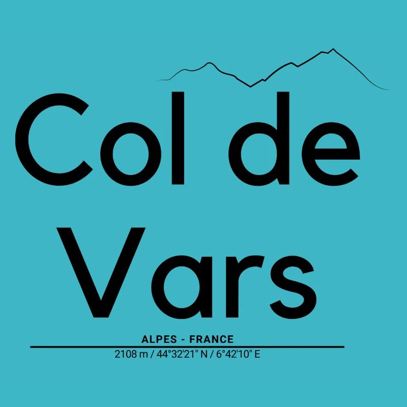 Col de Vars - Blanc - Souvenir