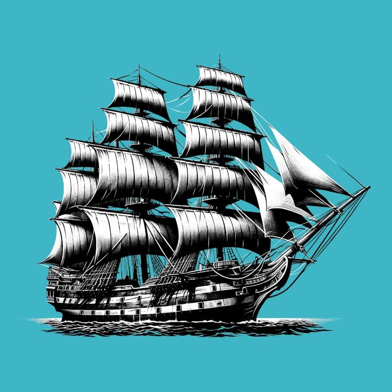 Altes Segelschiff