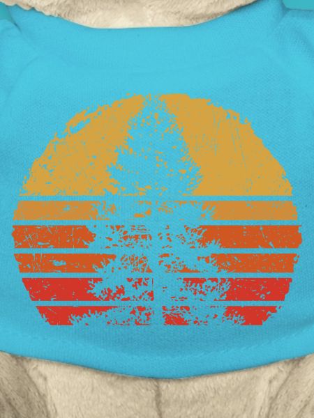Retro Sunset Tree Silhouette