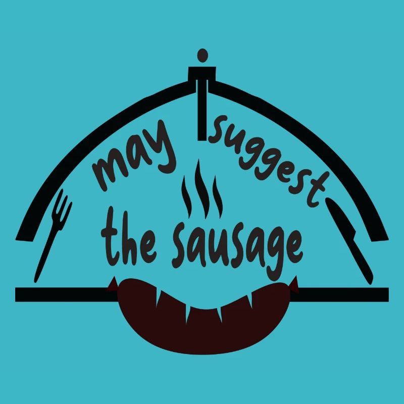 Lustiges Wurst-Humor-Design