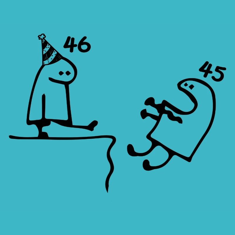 46 years: Goodbye age 45 years, Happy 46th birthday