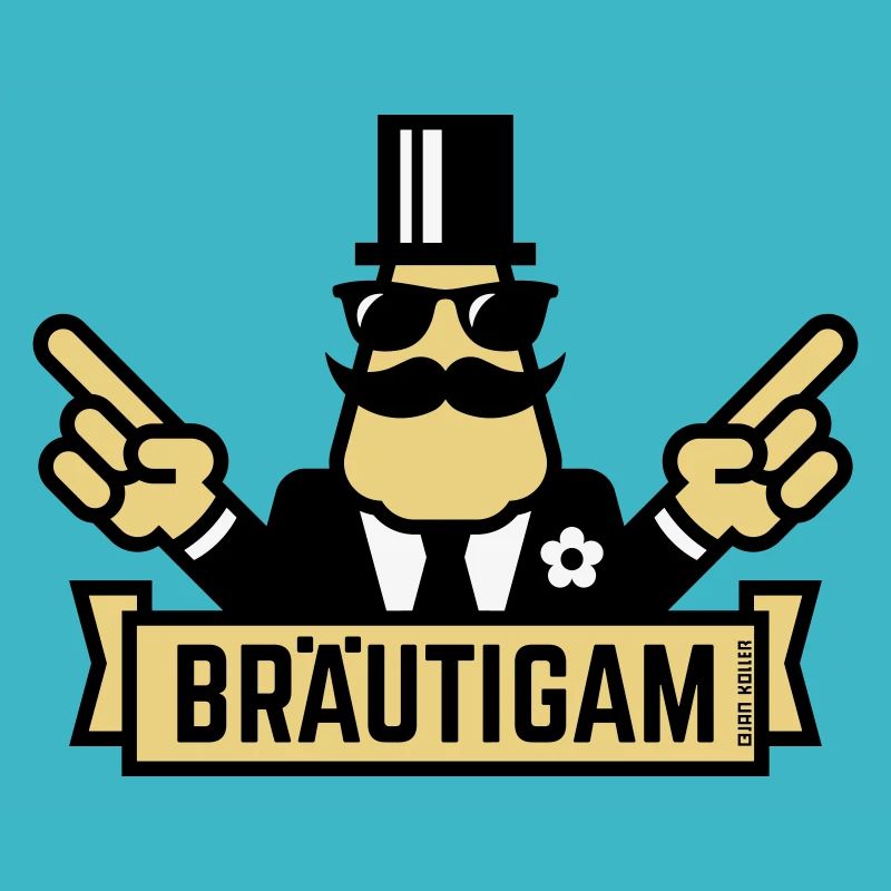 Bräutigam Handzeichen (Polterabend / JGA / 3C)