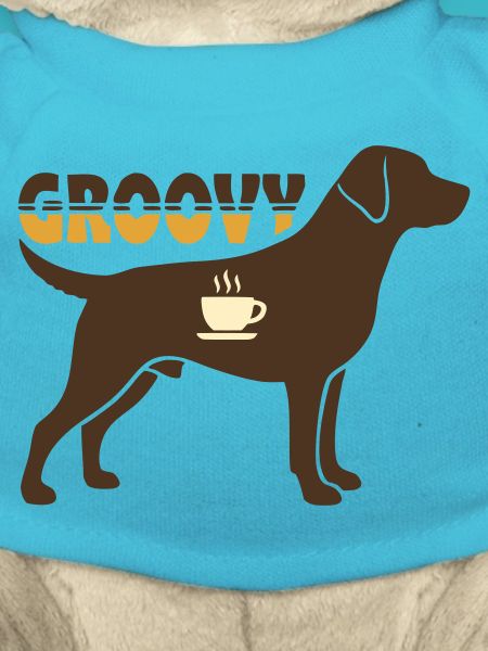 Groovy Dog Retriever Retro