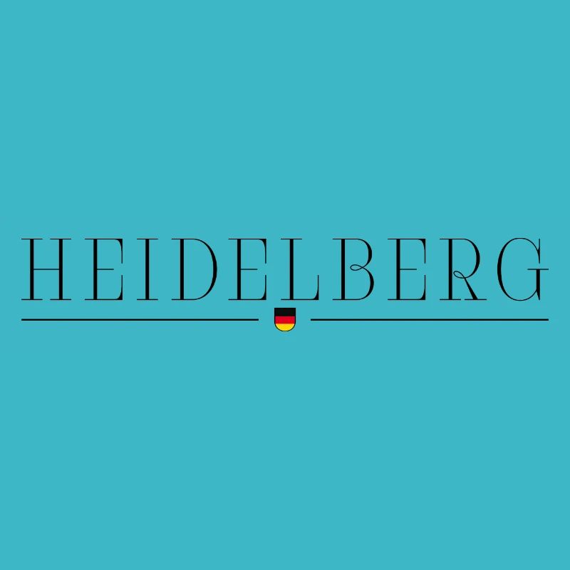Heidelberg, Germany Elegance Style Design T-Shir