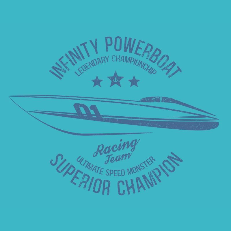 POWERBOAT BOOTE MOTORBOOTE BOOT GESCHENKE SHIRTS