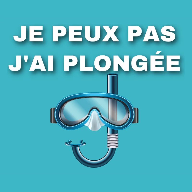 Je peux pas j'ai plongée