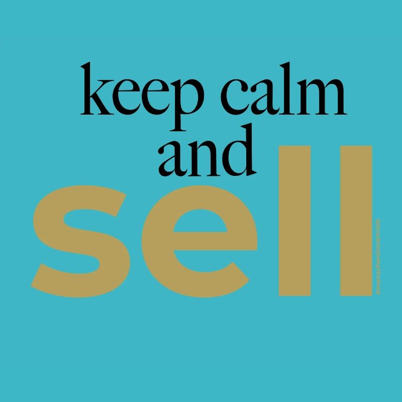 keep calm and sell - Spruch