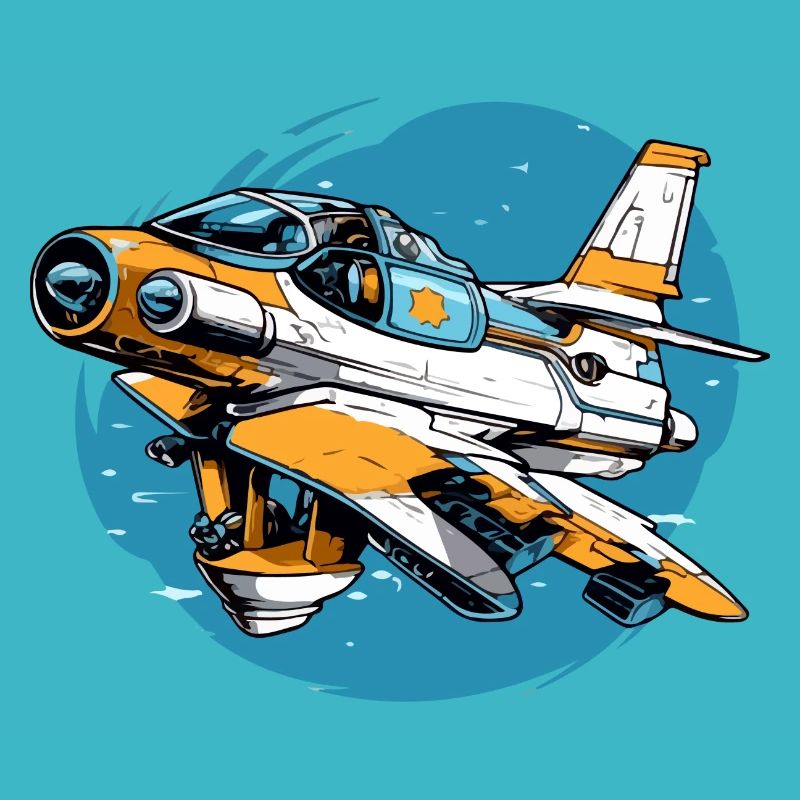 Wütendes Vulkanflugzeug