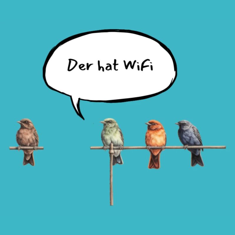 Der hat WiFi - Deutsch