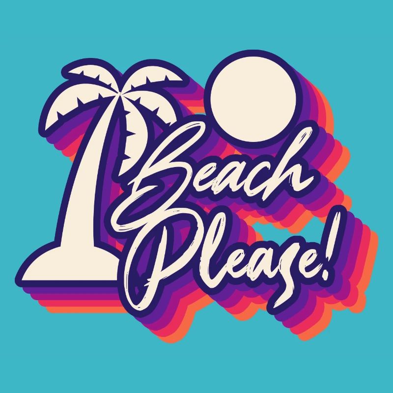 Strand bitte! Urlaubsstimmung Tropisches Paradies
