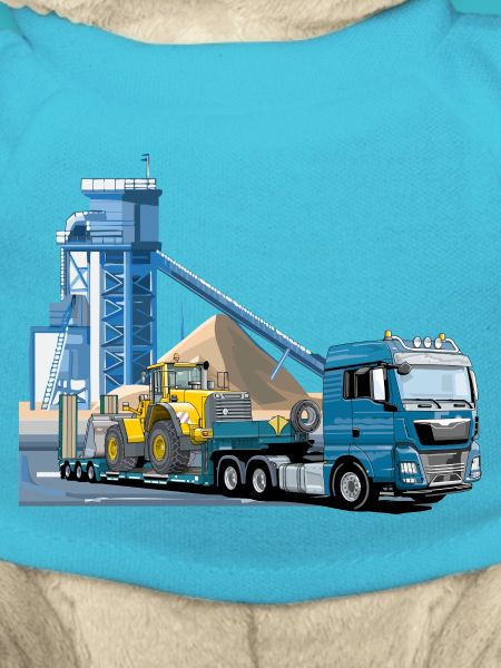 Tieflader im Kieswerk
