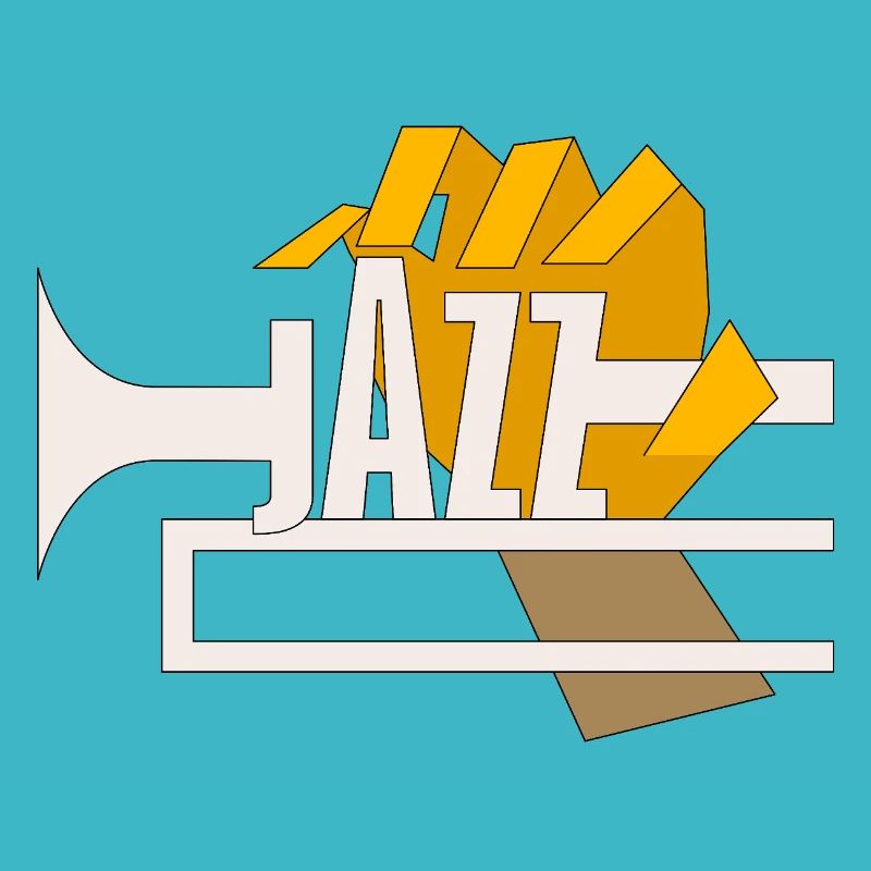 Tshirt Jazz Trompete