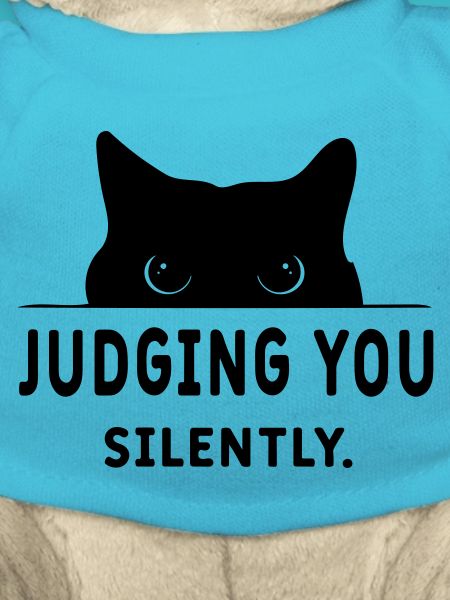 judging you silently